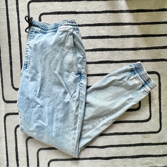 NWOT Volcom Frickin Slim Jogger Pants, Cloud Blue - Picture 4 of 7